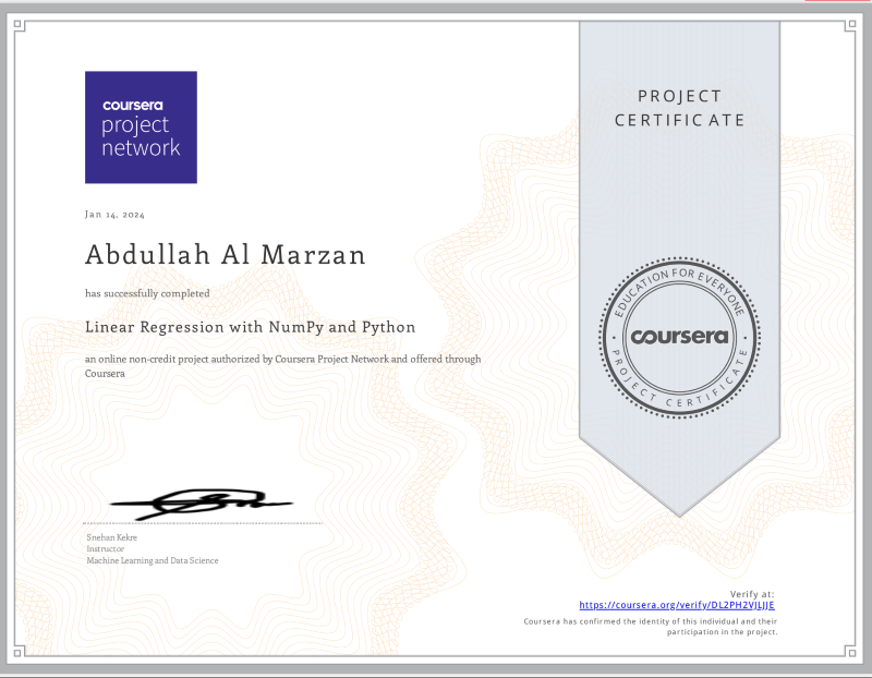 Certificate Thumbnail